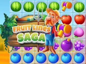 Fruit Lines Saga - Puzzle Game