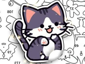 Sticker Puzzle Book: Relaxing Puzzle