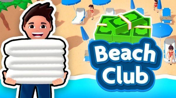 Beach Club Manager Idle Game