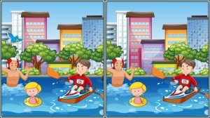 Spot 5 Diffs Urban Life - Puzzle Game