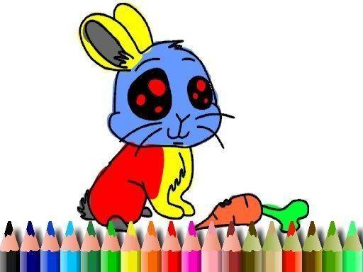 Rabbit Coloring Art for Children