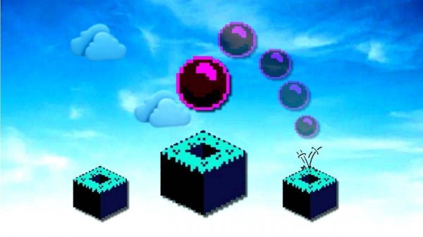 Sky Block Bounce Puzzle