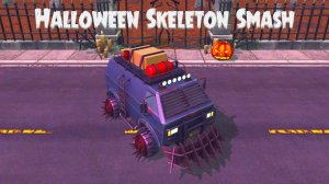 Halloween Skeleton Smash - Car Driving Game