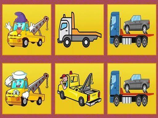 Tow Trucks Memory Match