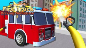 Fire Truck Driving Simulator: Emergency Rescue Game