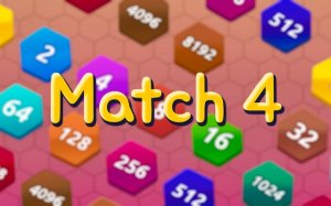 Match 4: Hexagon Number Merge Puzzle Online Game