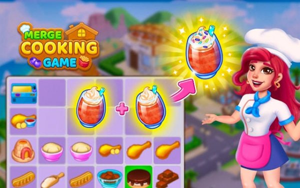 Merge Cooking: Food Fusion Tycoon Puzzle