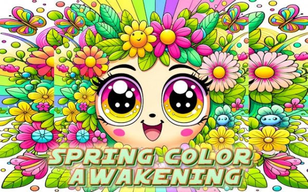 Artful Blossoms: Creative Coloring Studio