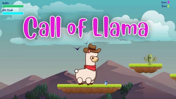 Llamas on the Run: A Lighthearted Platformer